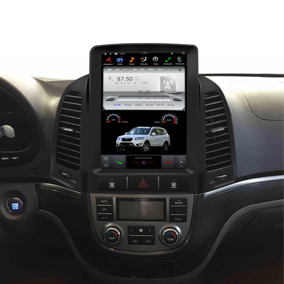 Hyundai Santa Fe 2K Görüntü Kaliteli Tesla 9.7 Inch Multimedya Sistemi 8+256 Myway (2006-2012)