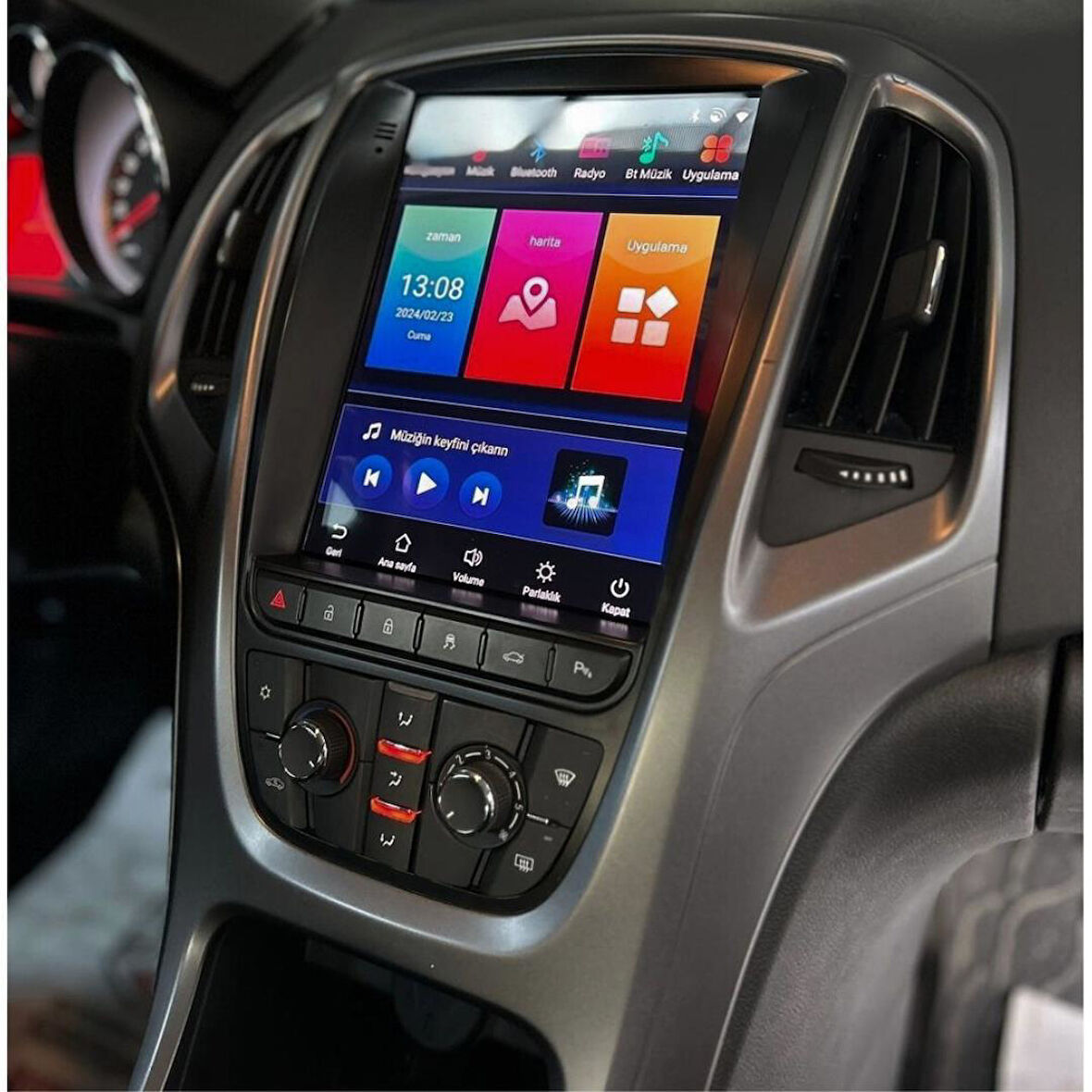 Opel Astra J 2K Görüntü Kaliteli Tesla 9.7 Inch Multimedya Sistemi 8+256 Myway (2010-2020)