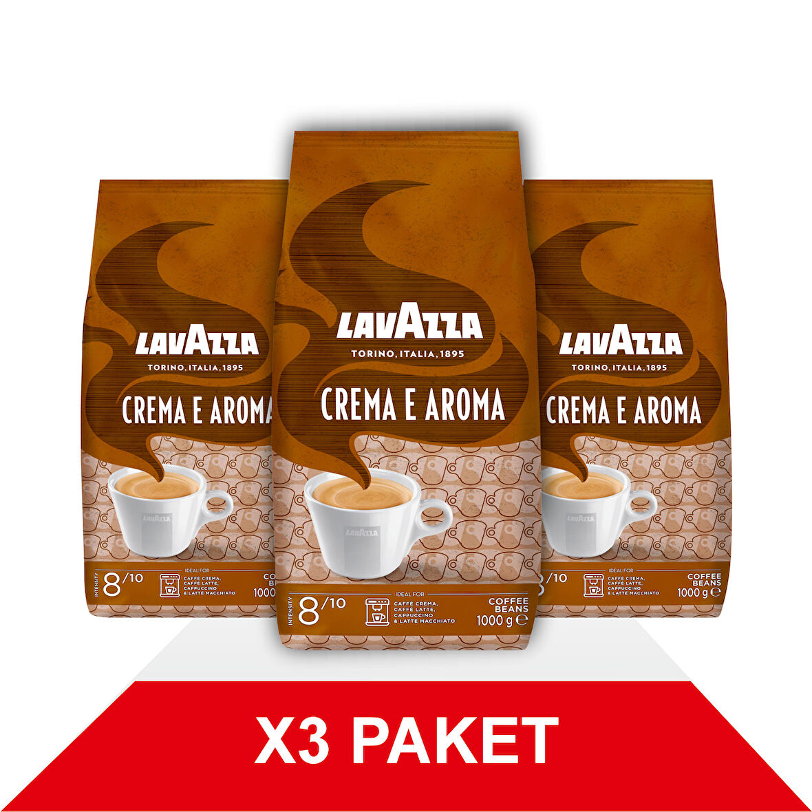 Crema E Aramo Çekirdek Kahve (1000gr) x3