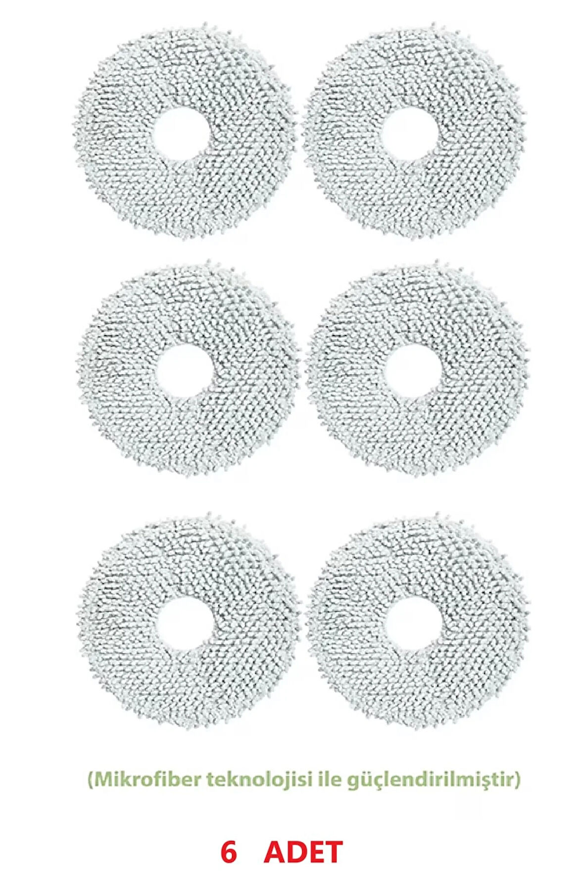 Dream X40 - L40 Ultra Robot Süpürge Uyumlu Mop Paspas 6 Adet