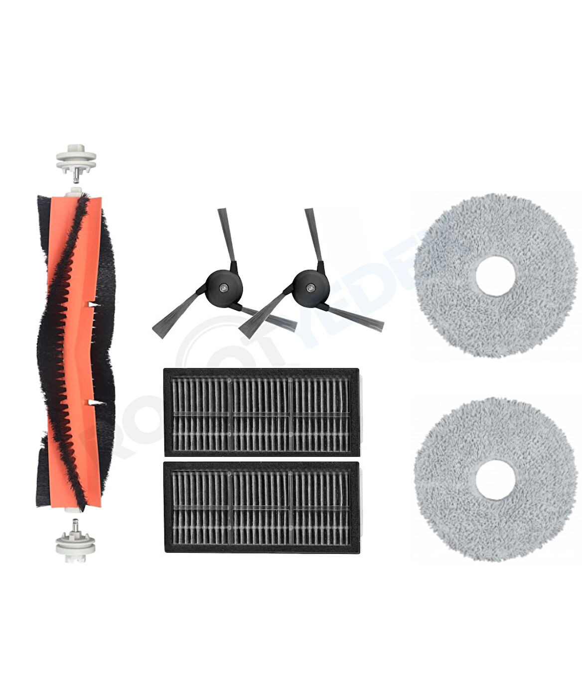 Dreame X40 Ultra L40 Ultra Uyumlu Fırça Hepa Filtre Mop Seti-7 Parça