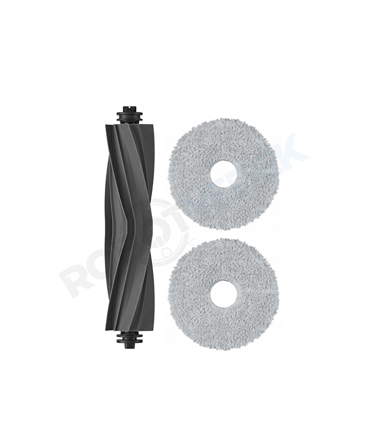 Dreame X40 Ultra L40 Ultra Uyumlu Kauçuk Ana Fırça ve Mop-3 Parça