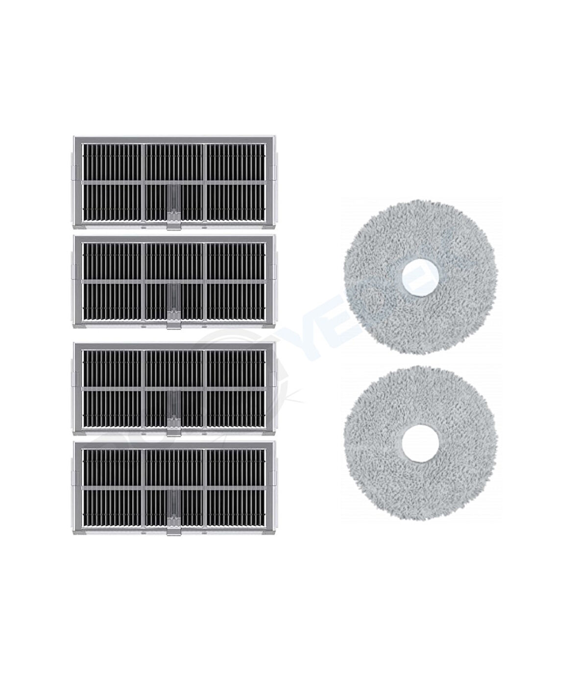 Dreame X40 Ultra L40 Ultra Uyumlu Hepa Filtre ve Mop-6 Parça