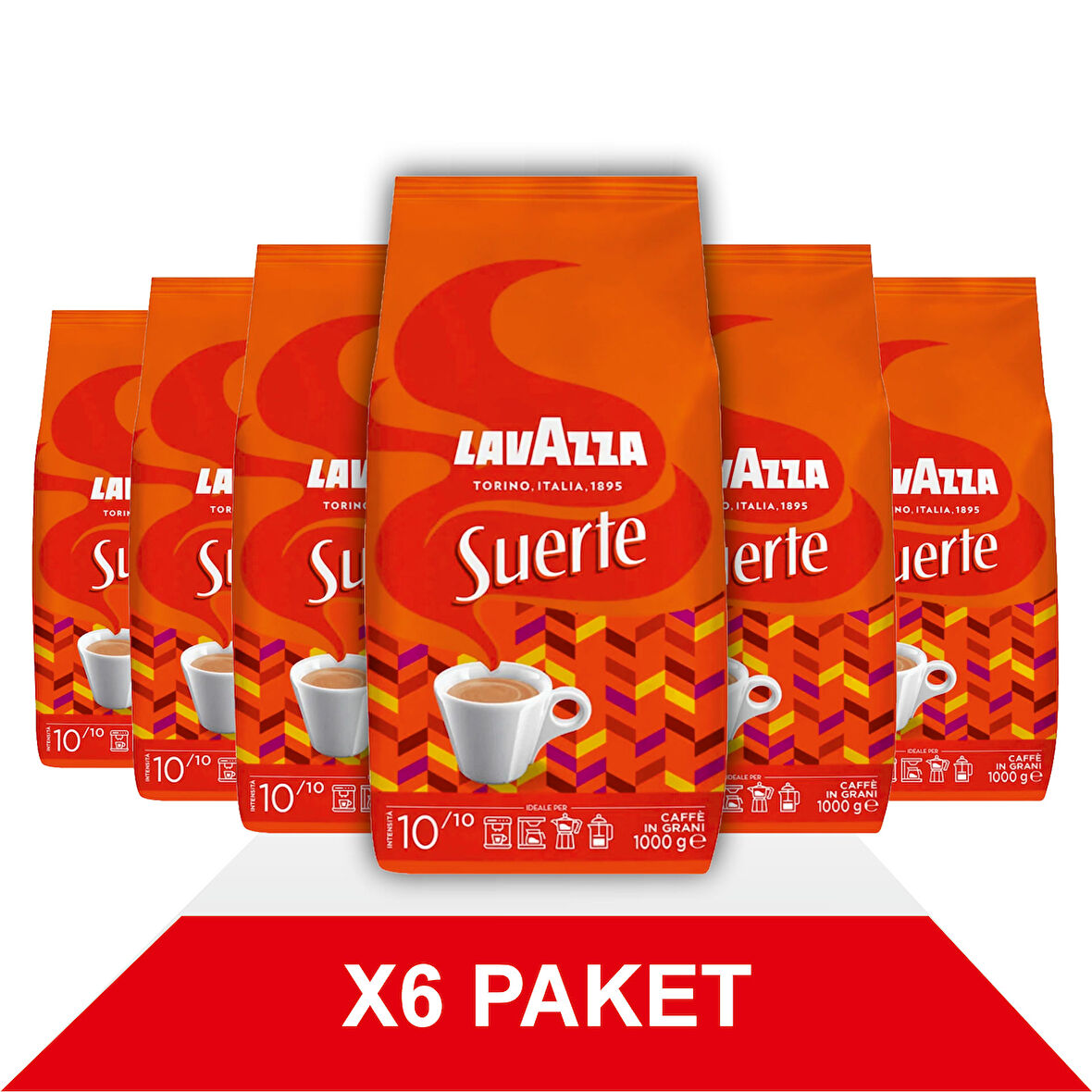 Suerte Çekirdek Kahve (1000gr) x6