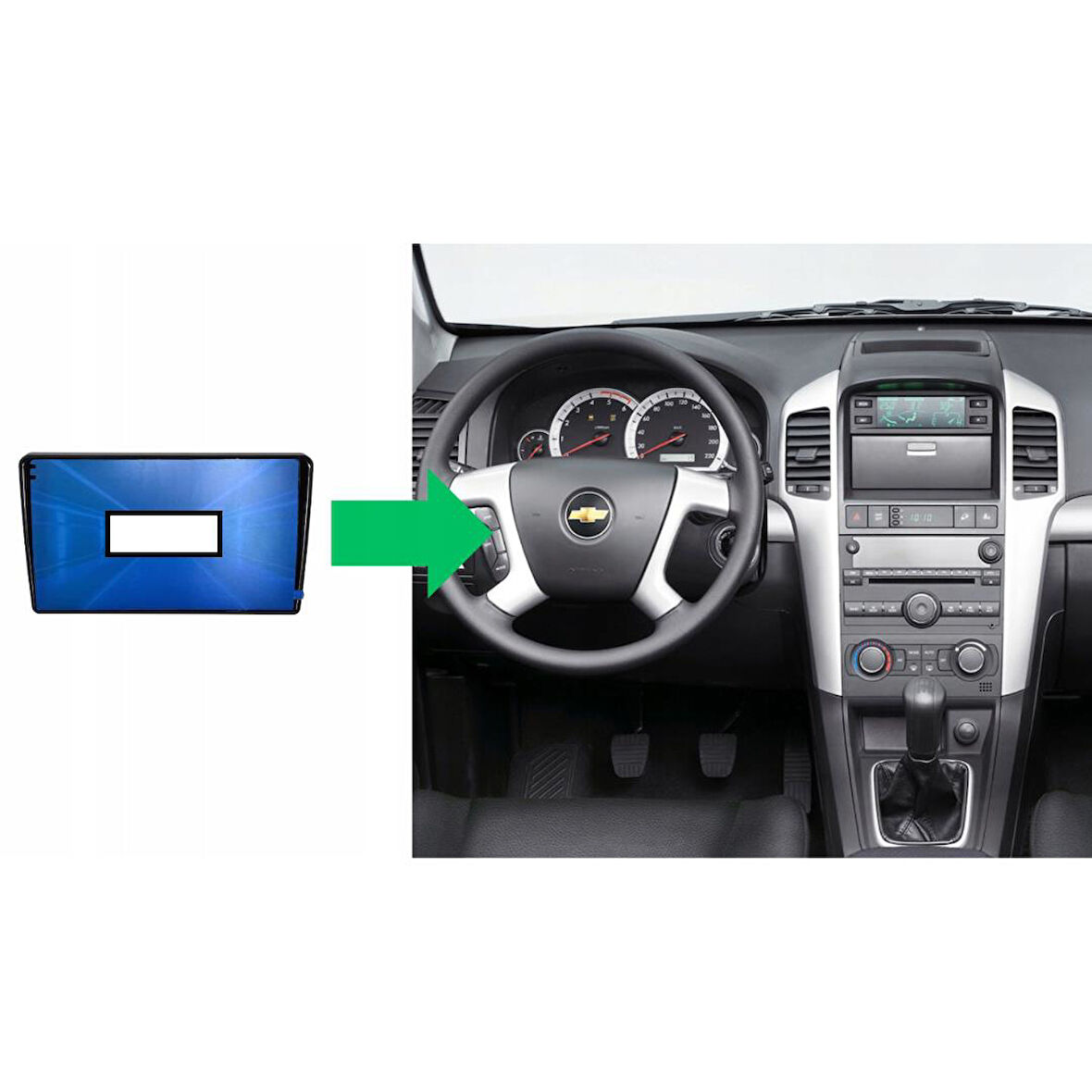 Chevrolet Captiva Alta Takılan Android Multimedya Sistemi 2-32 For-X (2006-2010)