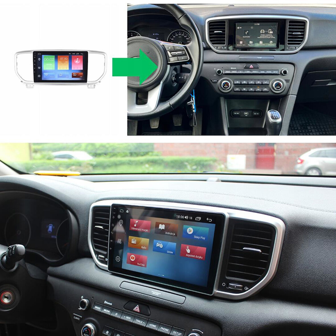 Kia Sporage Android Multimedya Sistemi 2-32 For-X (2019-2023)
