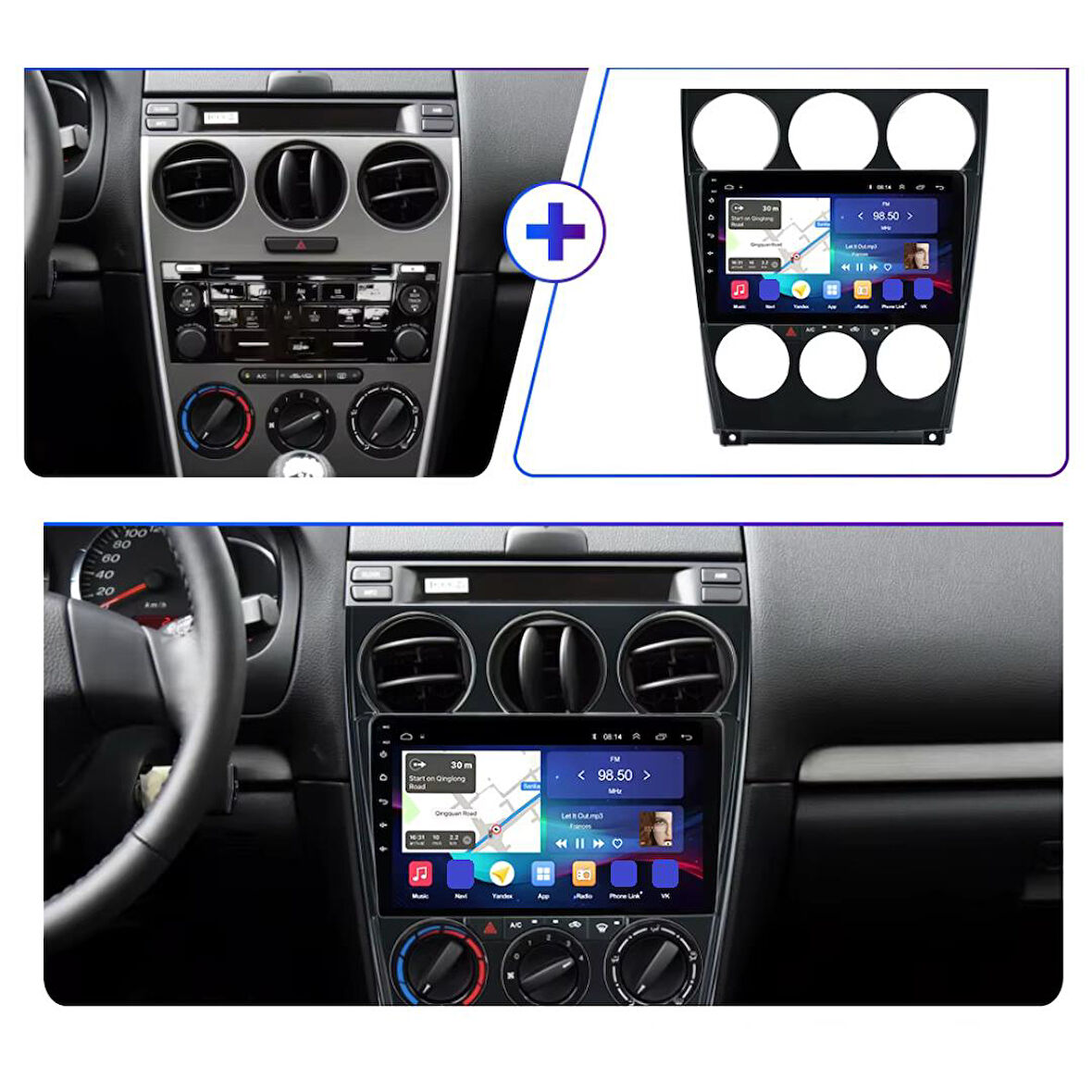 Mazda 6 Android Multimedya Sistemi 2-32 For-X (2004-2012)