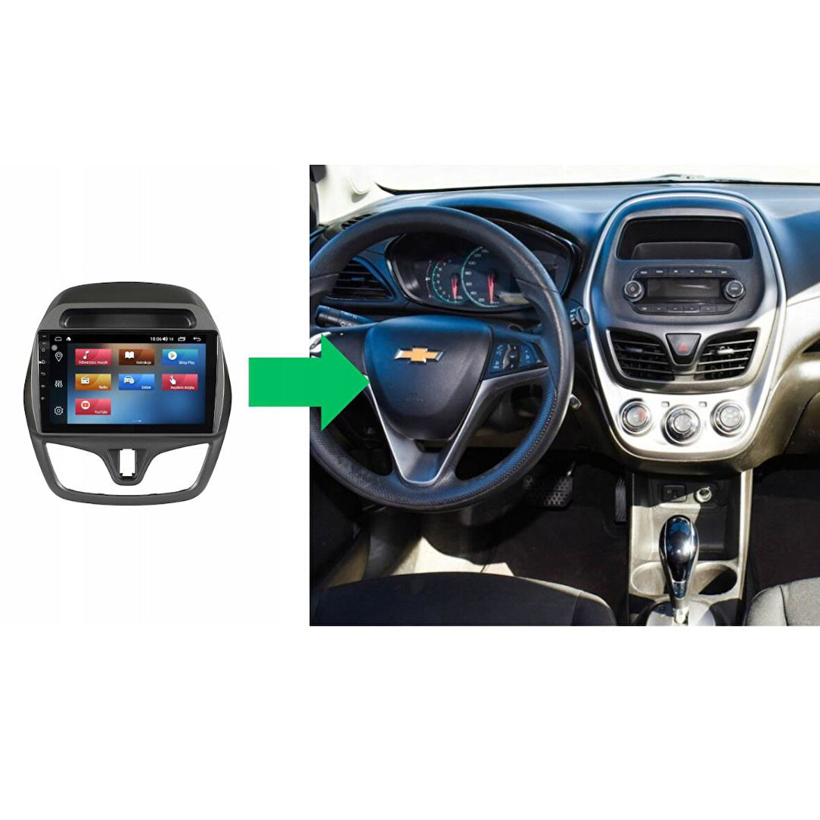 Chevrolet Spark Android Multimedya Sistemi 2-32 For-X (2015-2018)