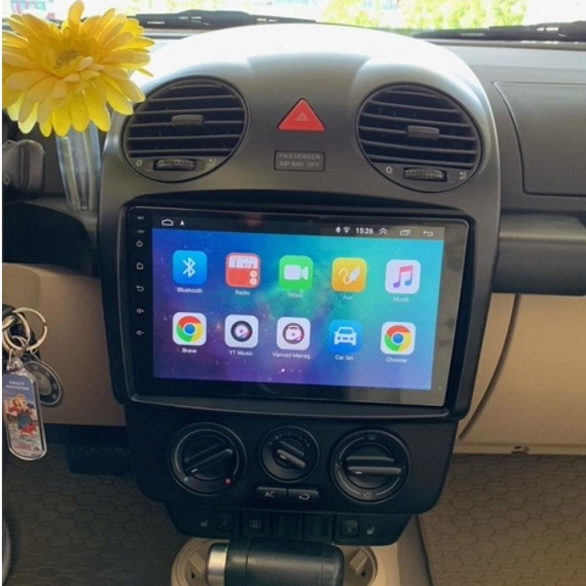 Volkswagen Beetle Android Multimedya Sistemi 2-32 For-X(2004-2007)