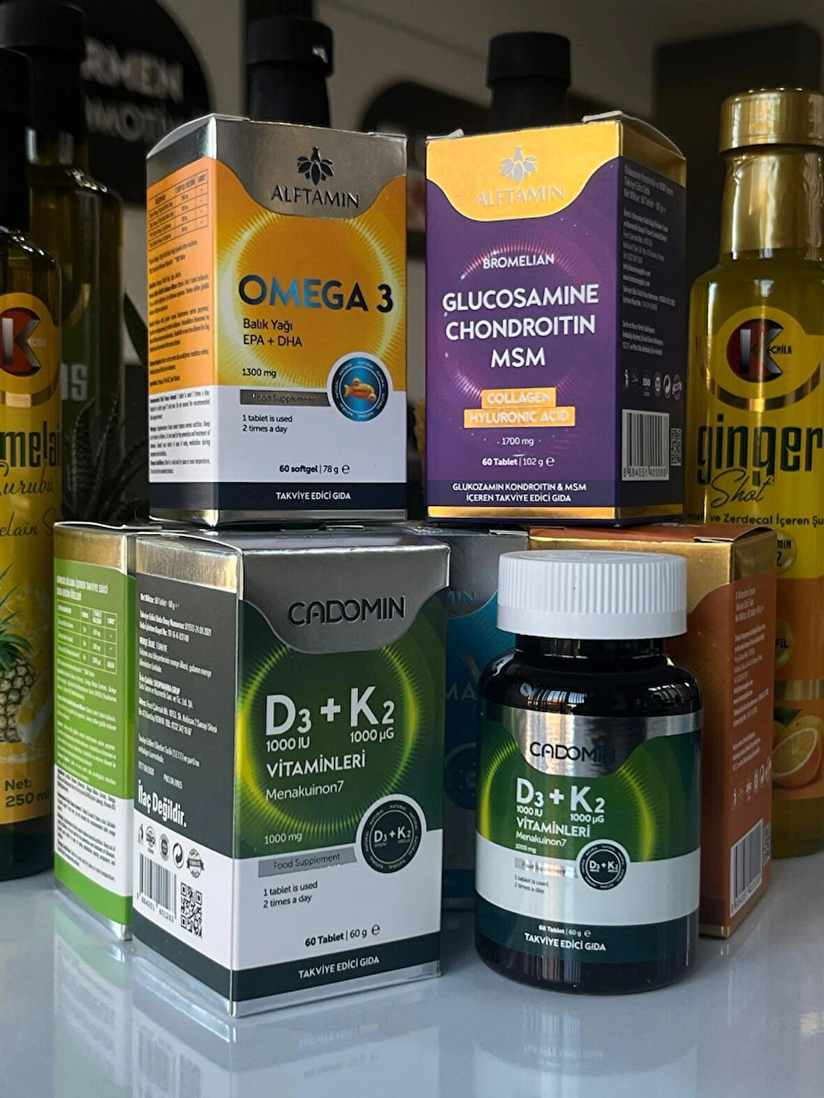 CADOMİN D3+K2 VİTAMİNLERİ 1000MG