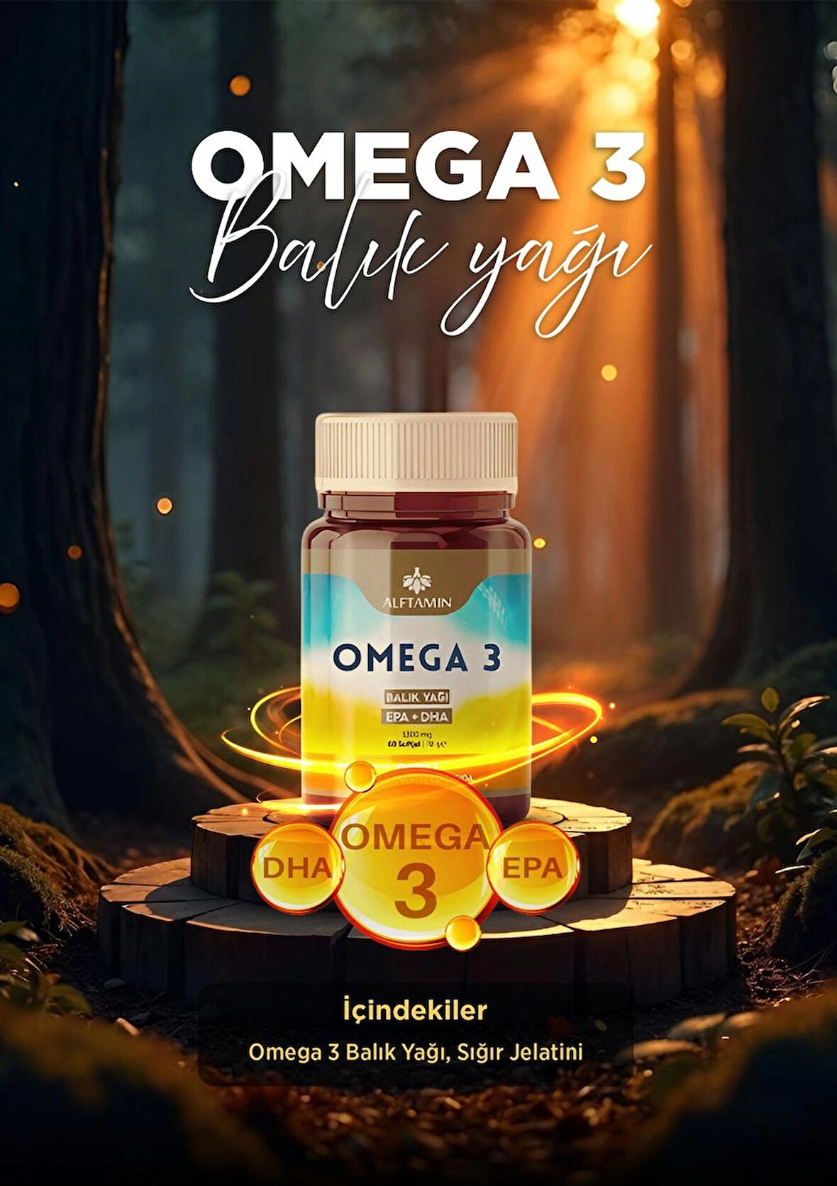 ALTFAMİN OMEGA 3 BALIK YAĞI EPA + DHA