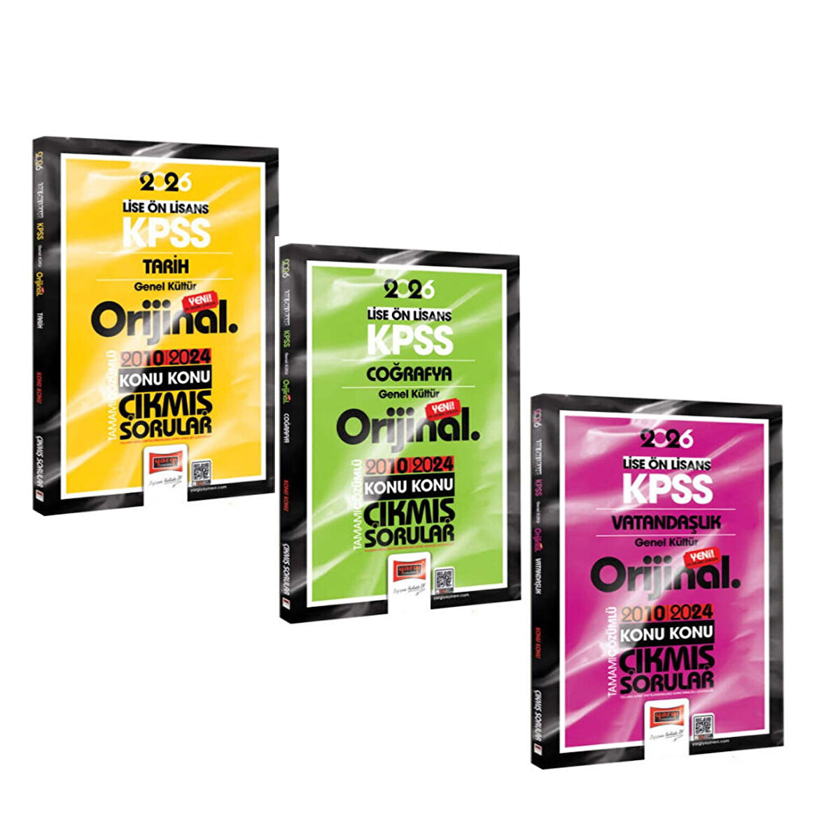Yargı 2026 KPSS Lise Ön Lisans Tarih Coğrafya ve Vatandaşlık Konu Konu Çıkmış Sorular Seti 3 Kitap
