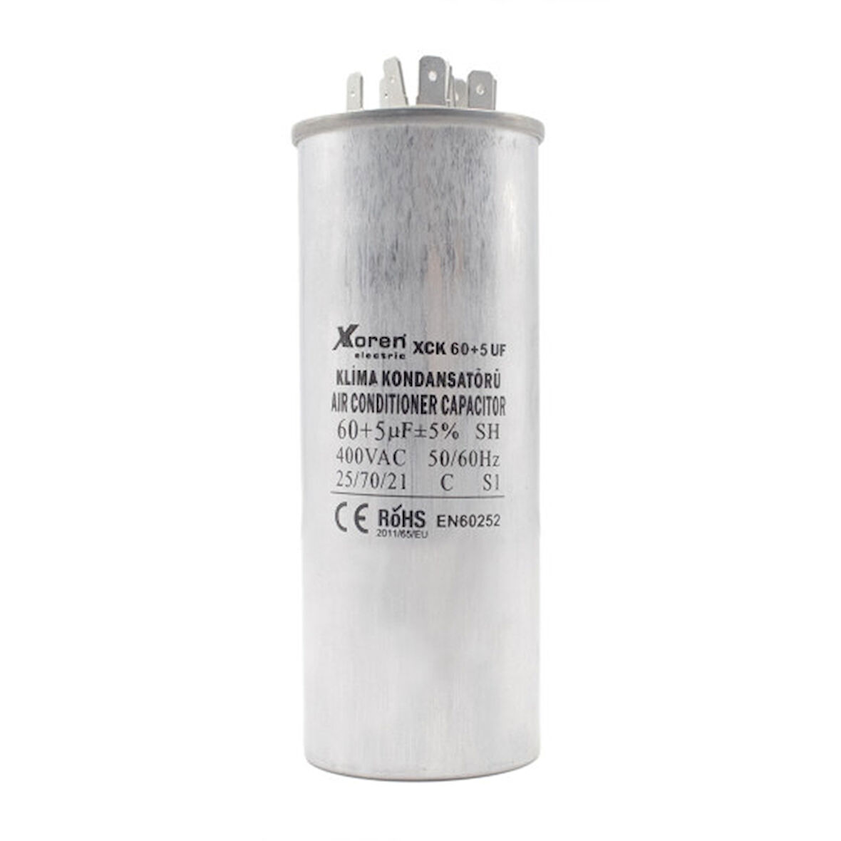 Xkoren 35+5 UF / 50x100 / 400V / 2+3+4 Pinli / Klima Kondansatörü