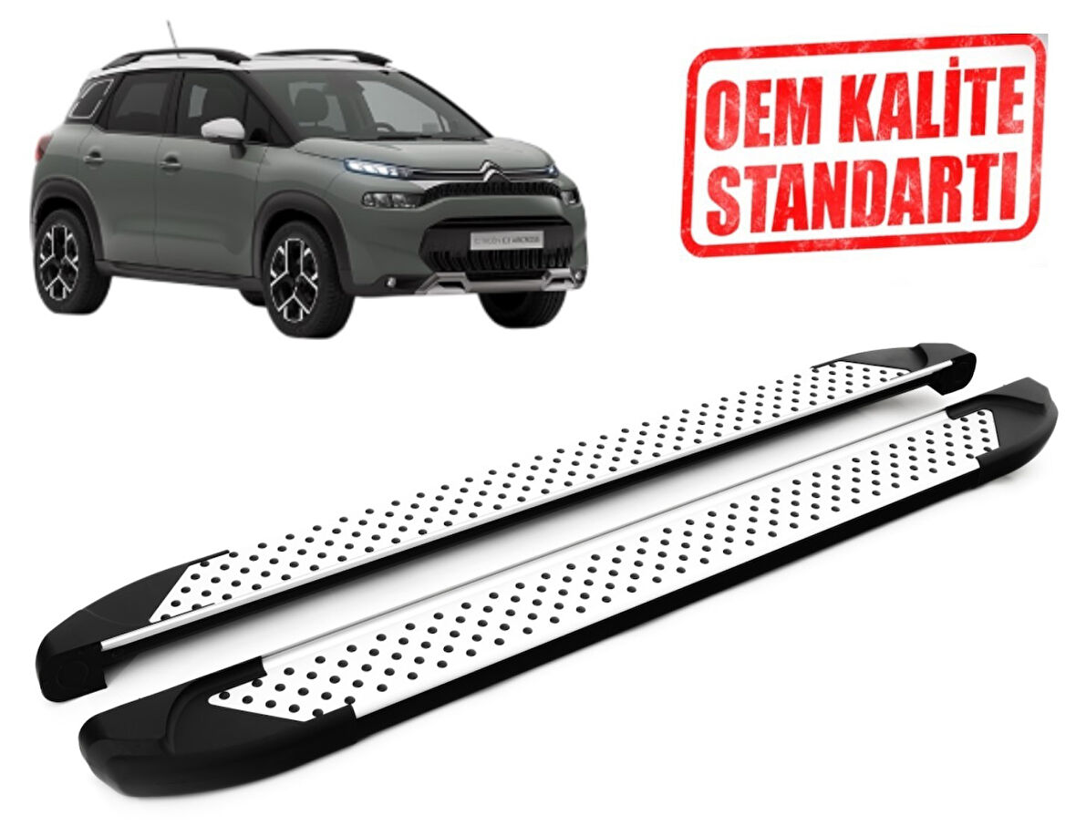 C3 AIRCROSS SPHR ARACA ÖZEL YAN BASAMAK 2018 2019 2020 2021 2022 2023 2024 GRİ