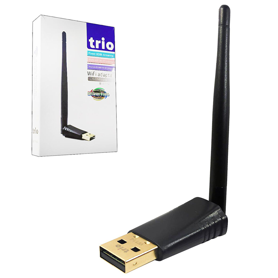 TRİO W-114 Wifi Adaptör 150 Mbps