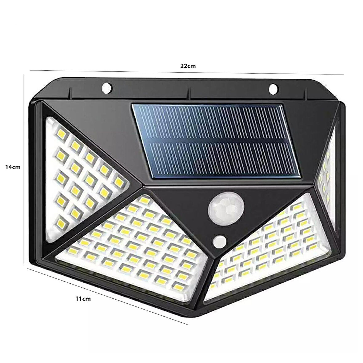 ST-8010A Solar Güneş Enerji Aydınlatma Lambası Sensörlü 180 Led