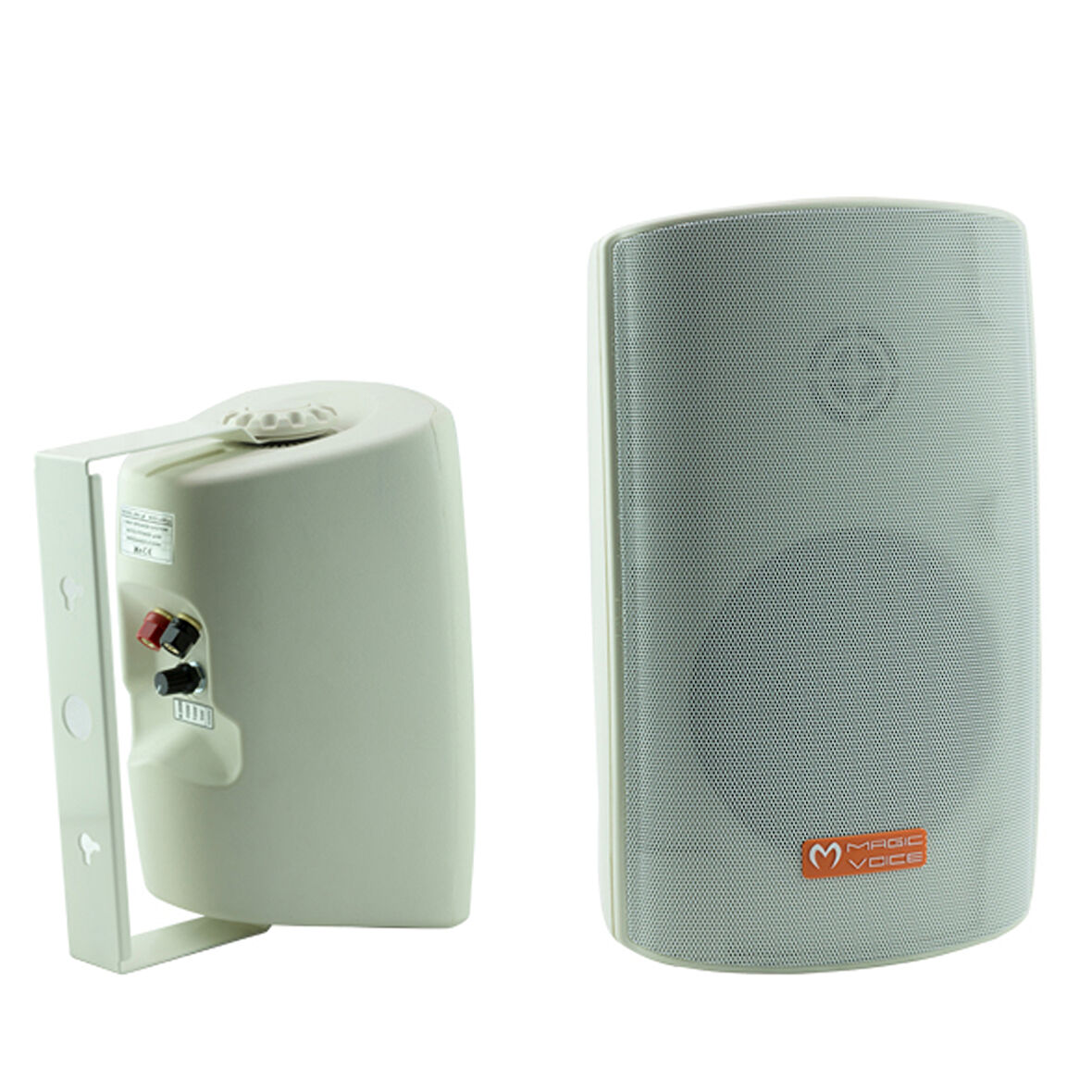 MV-38 11 CM 50 WATT 2Lİ TAKIM BEYAZ TRAFOLU SÜTUN HOPARLÖR