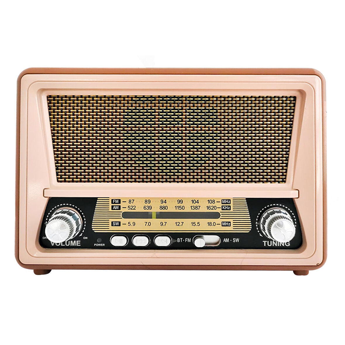 RADYO NOSTALJİ ŞARJLI BT/USB/SD/AUX VM-515 CM-865BT