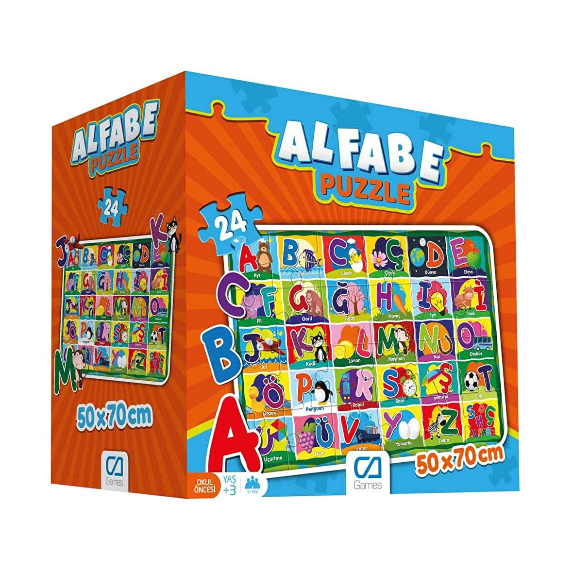 Games Alfabe Puzzle 24 Parça 5027