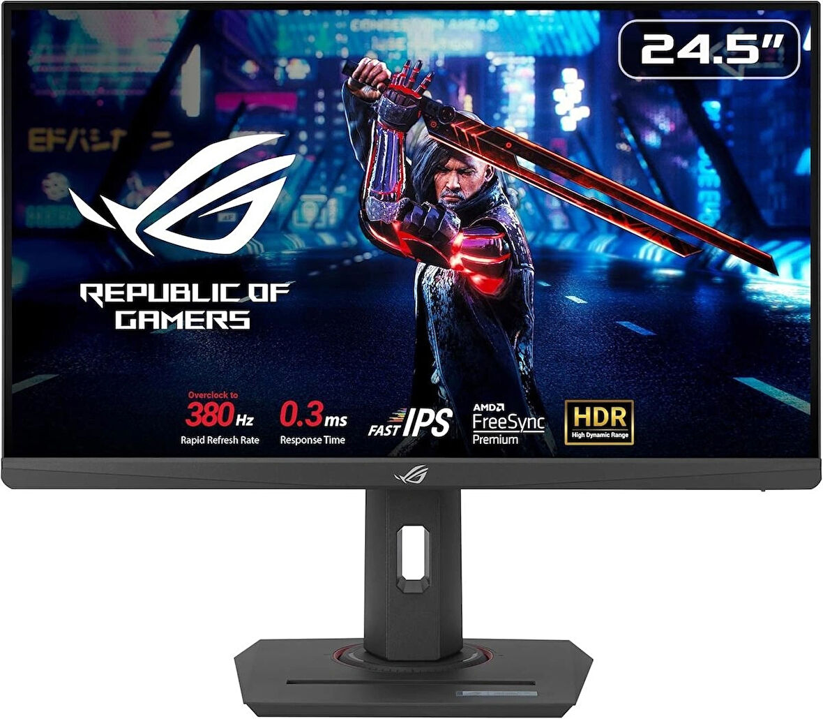 Asus ROG Strix XG259QNS 24.5" 0.3 ms Full HD Pivot IPS 380 Hz Oyuncu Monitörü