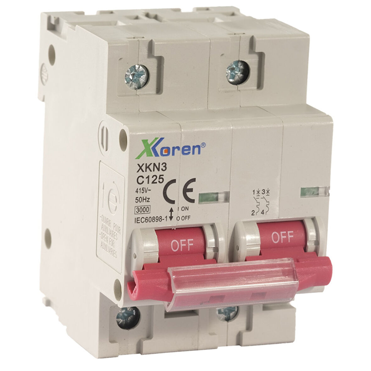Xkoren 10kA 2P C Tipi 125A H Serisi Otomatik Sigorta