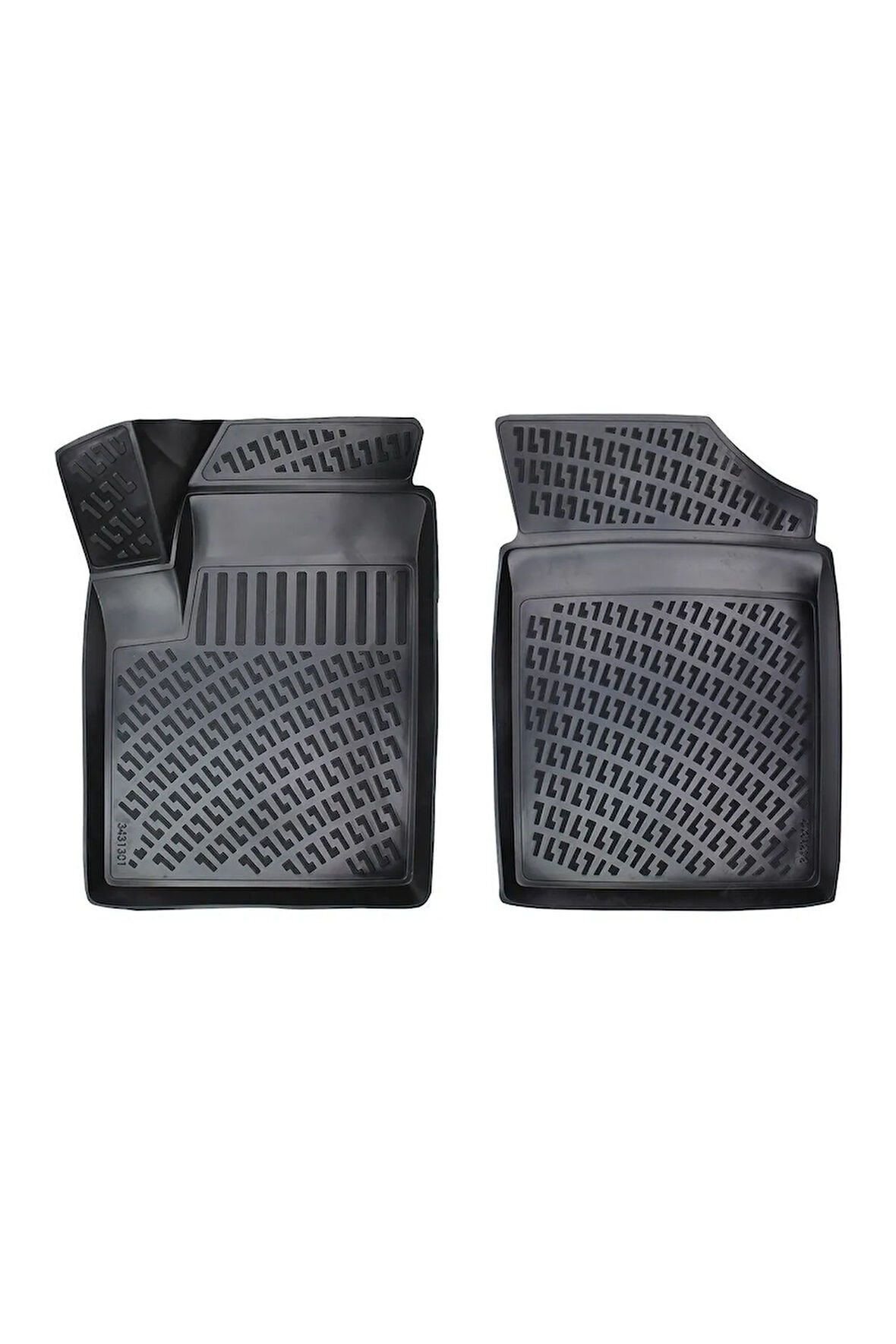 Dacia Dokker PANELVAN (2 Parça) 2014 Araca Özel Tasarım 3D Havuzlu Paspas