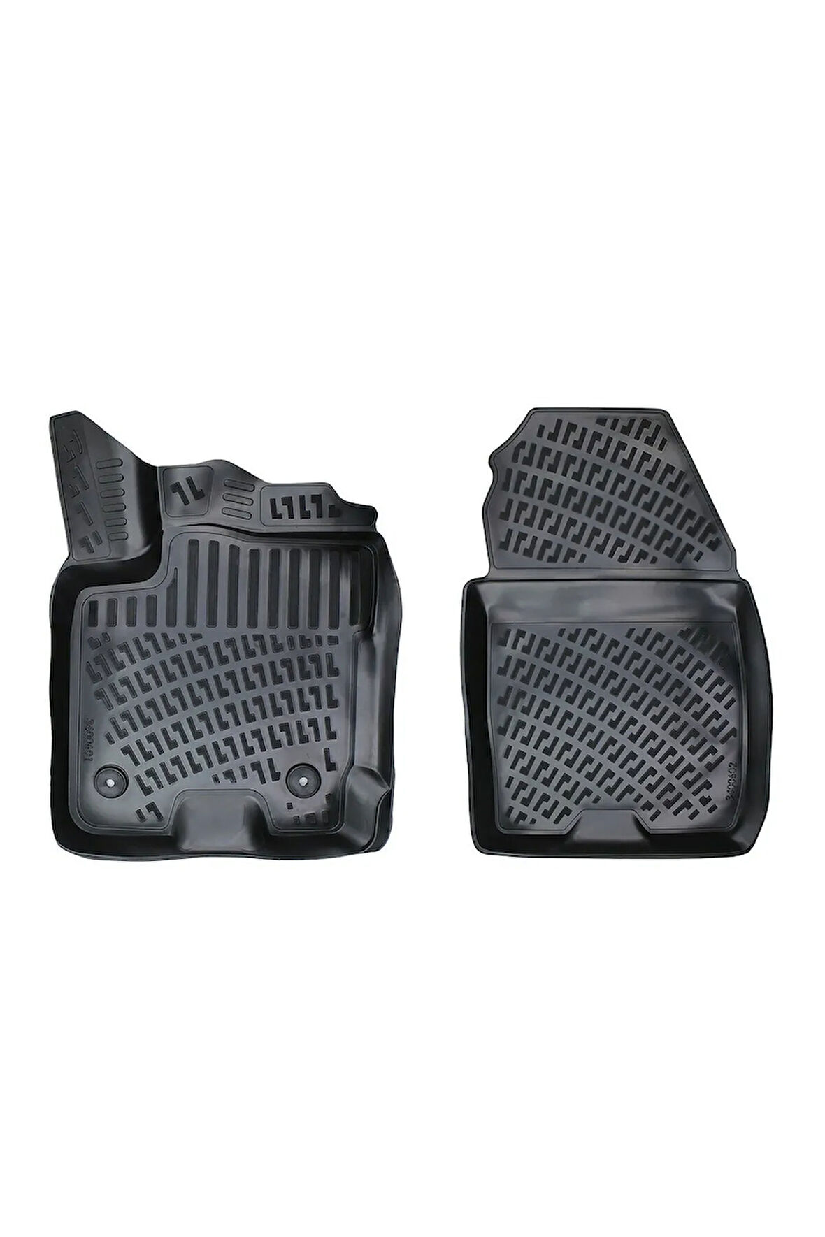 Ford Courier PANELVAN (2 Parça) 2023 Araca Özel Tasarım 3D Havuzlu Paspas