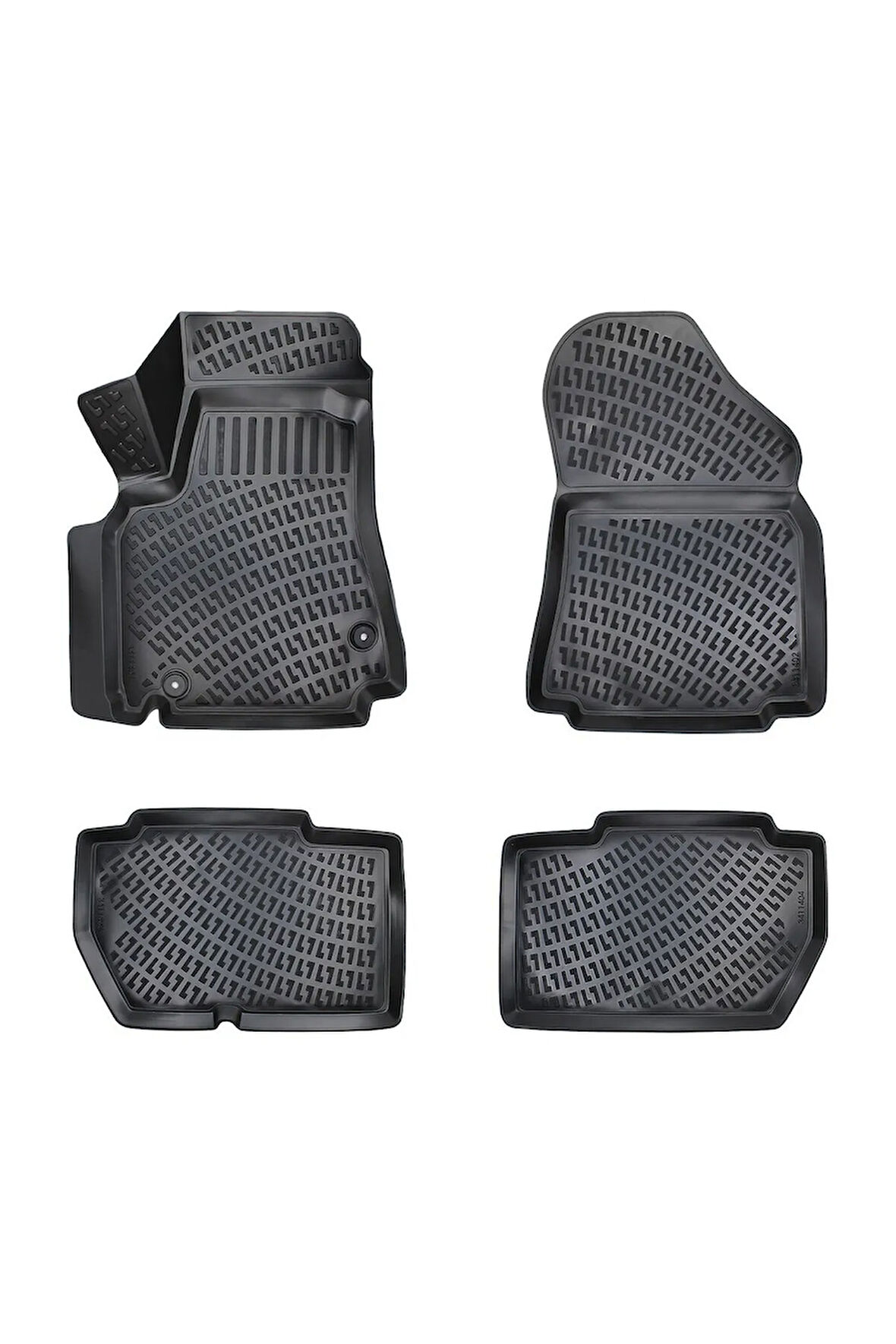 Peugeot Partner Tepe 90 HP 2017 Araca Özel Tasarım 3D Havuzlu Paspas