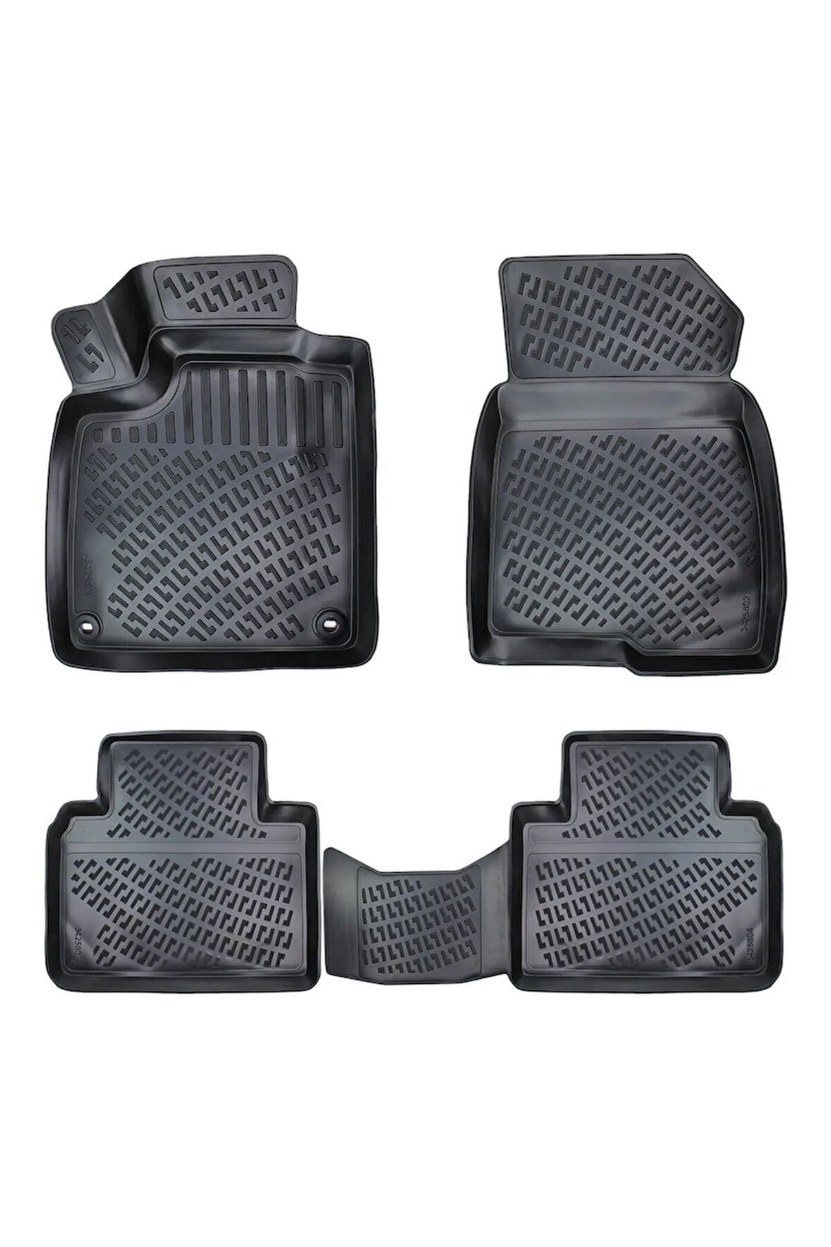 Honda Accord 2021 Araca Özel Tasarım 3D Havuzlu Paspas