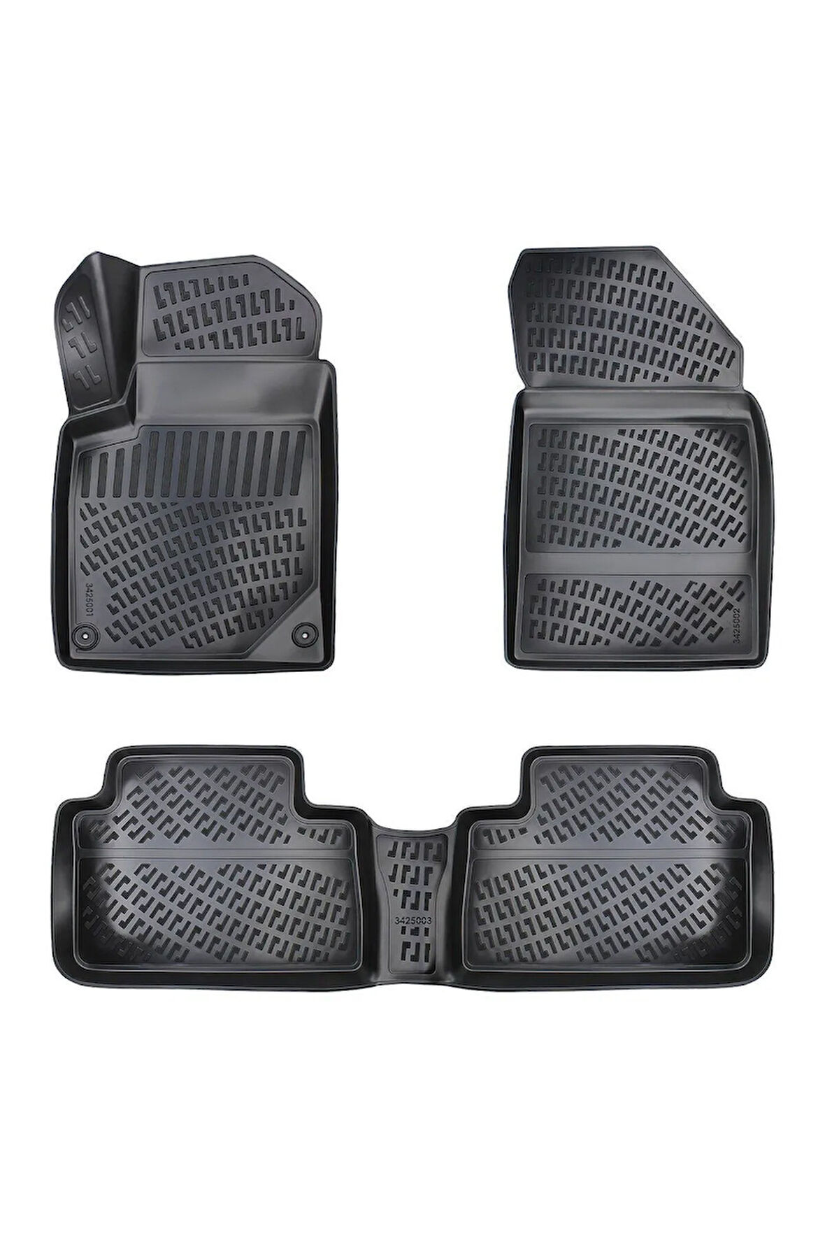 Peugeot 407 2007 Araca Özel Tasarım 3D Havuzlu Paspas