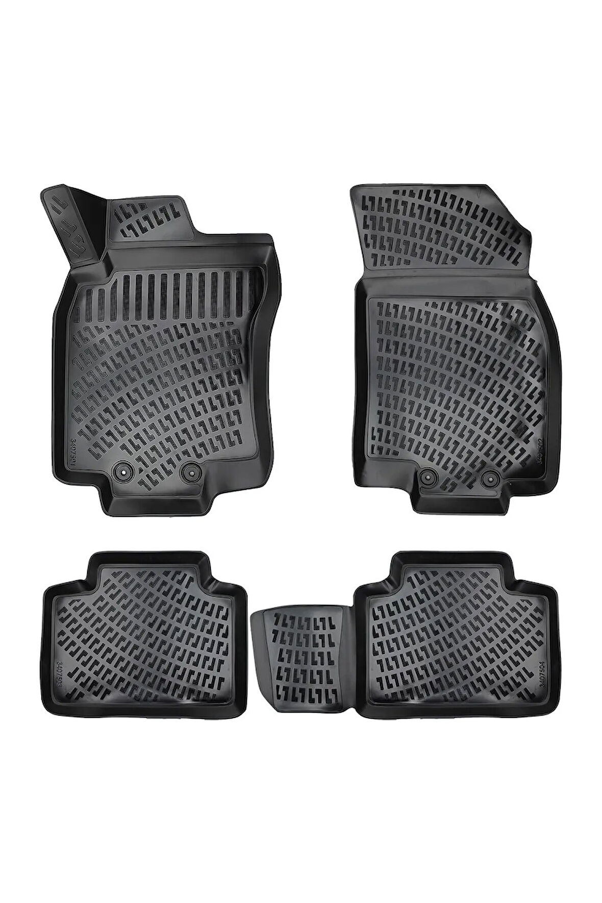 Nissan Xtrail 2014 Araca Özel Tasarım 3D Havuzlu Paspas