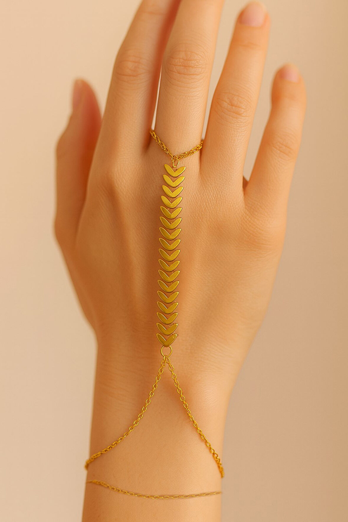 Altın Renk Kılçık Çelik Şahmeran - 3513