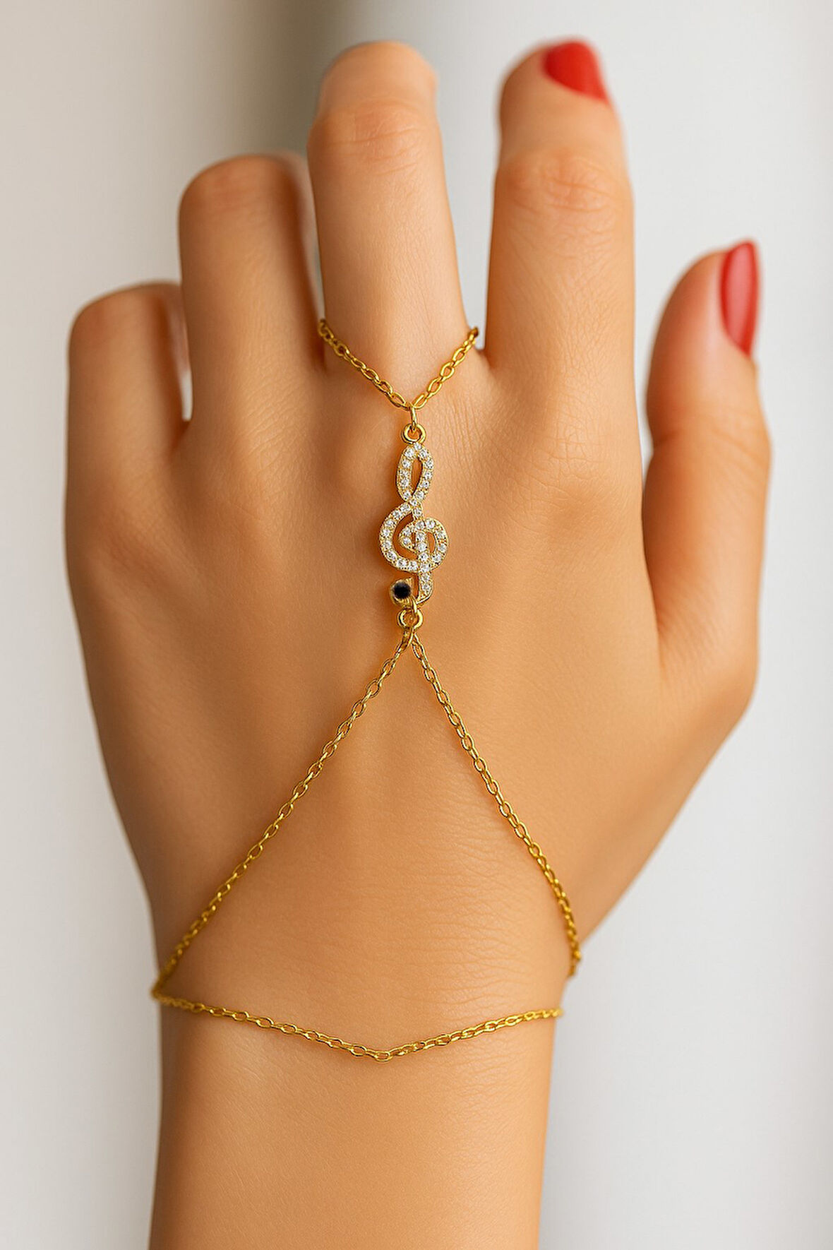 Altın Renk Sol Anahtarı Çelik Şahmeran - 3570