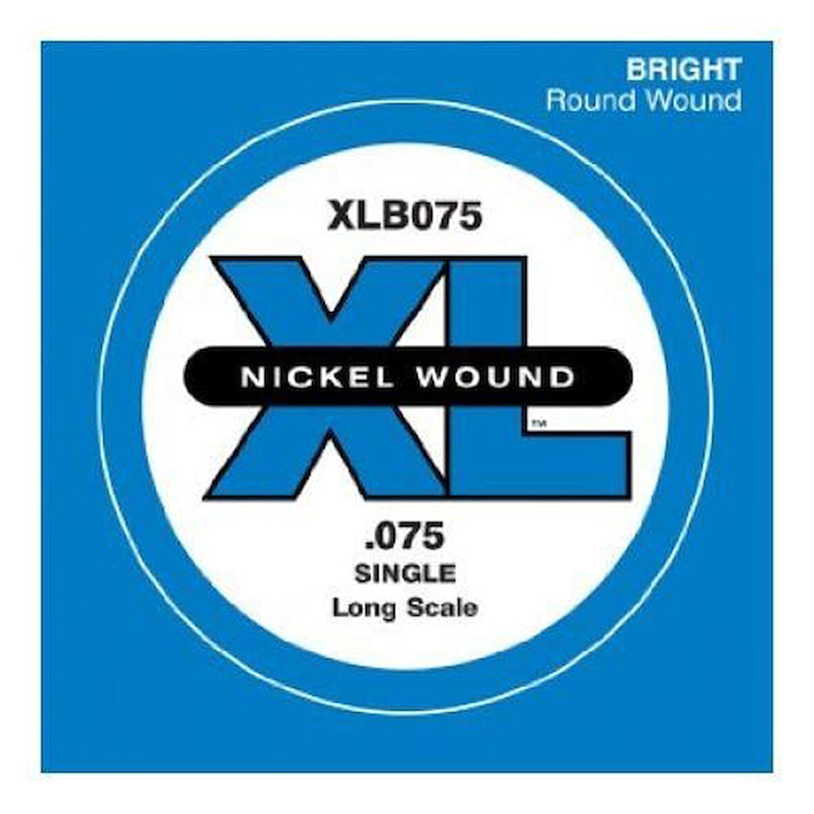 DADDARIO XLB075 BASS TEK TEL, A-(LA), XL NICKEL WOUND, 0.075