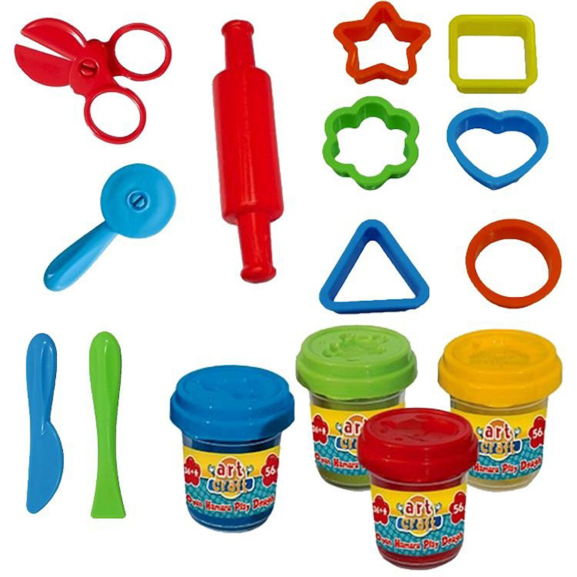 Geometrik Çantalı Hamur Seti