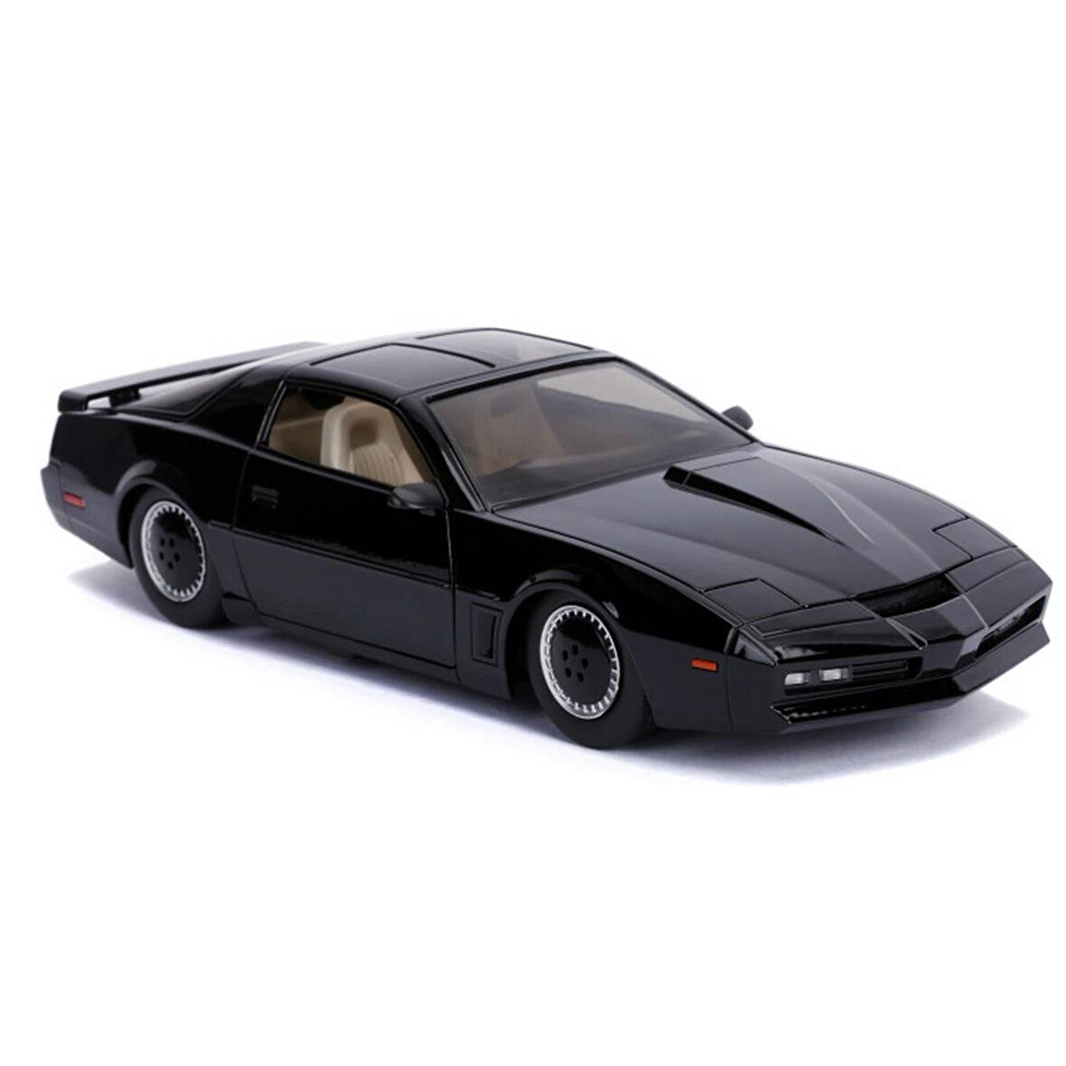 Efsane Kara Şimşek Knight Rider 1982 Pontiac Model Araba 1:24 Ölçek