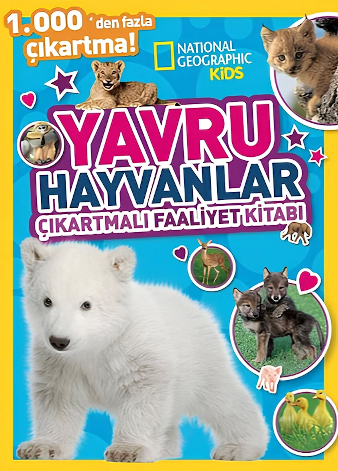 Kids Yavru Hayvanlar Çıkartmalı Faaliyet Kitabı
