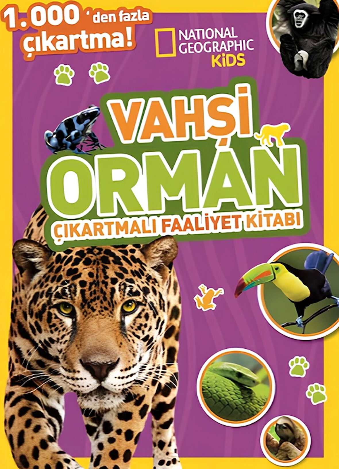 Kids Vahşi Orman Çıkartmalı Faaliyet Kitabı