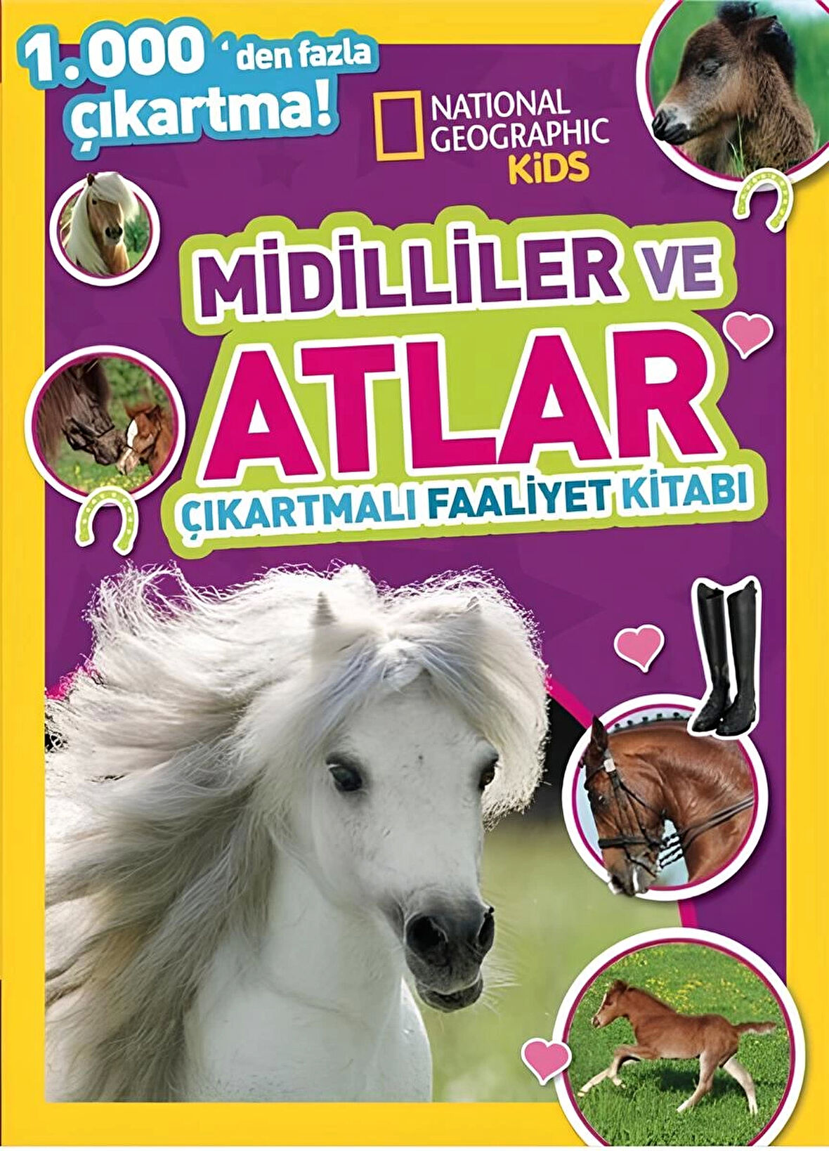Kids Midilliler ve Atlar Çıkartmalı Faaliyet Kitabı