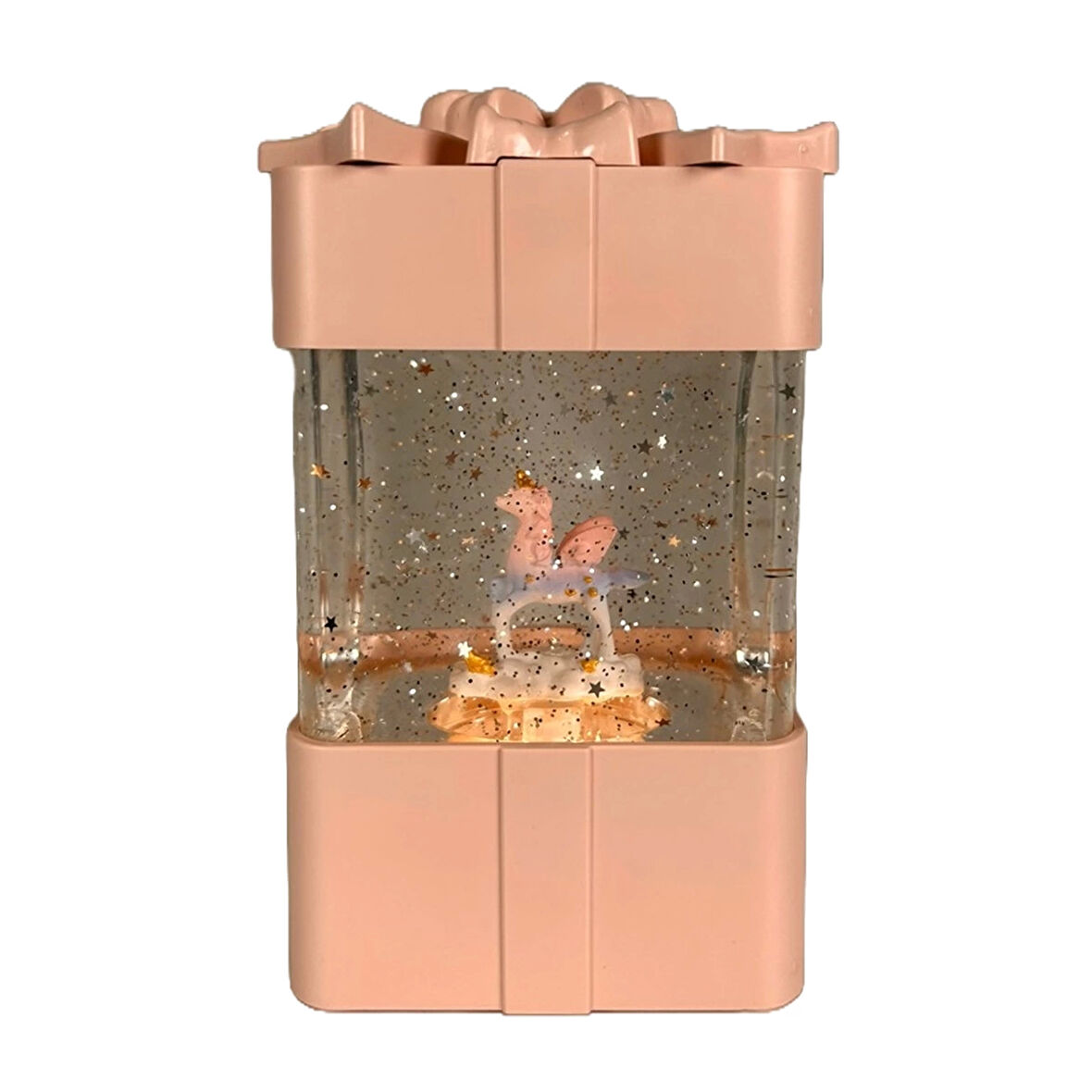 Plastik Kare 2025 Yılbaşı Yeni Yıl Hediyelik Kar Küresi LLM-HDY0378