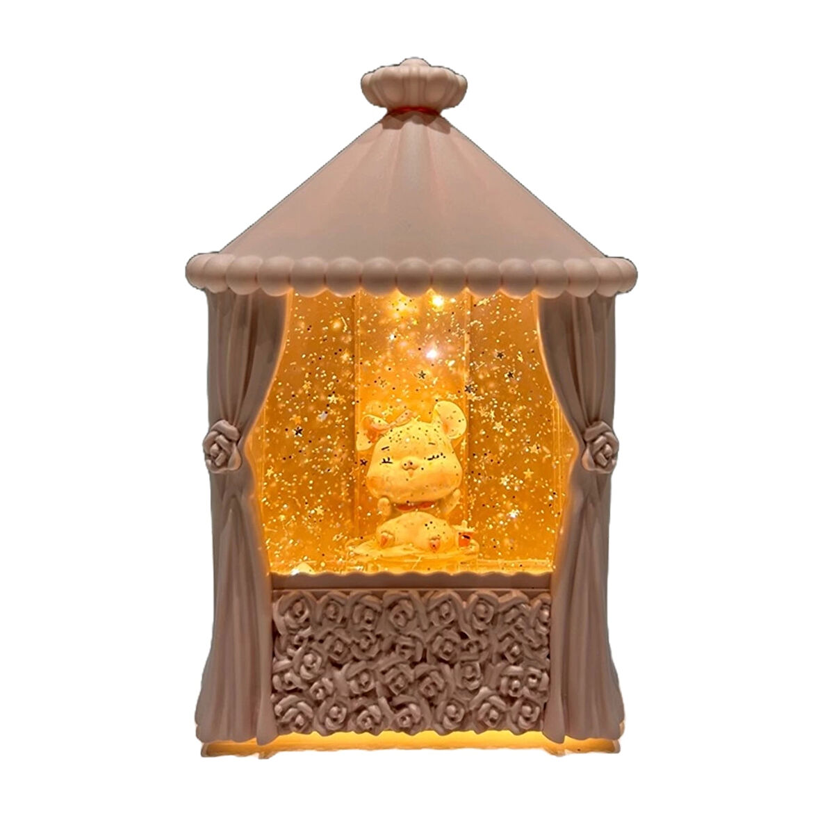 Plastik Dikdörtgen 2025 Yılbaşı Yeni Yıl Hediyelik Kar Küresi LLM-HDY0369