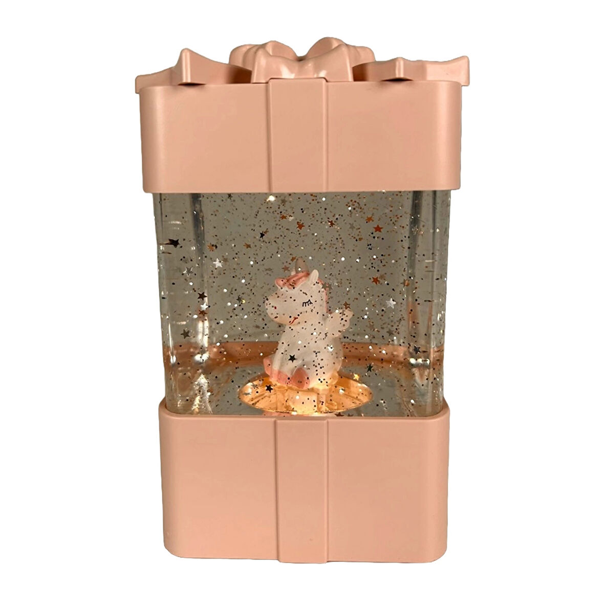 Plastik Kare 2025 Yılbaşı Yeni Yıl Hediyelik Kar Küresi LLM-HDY0377