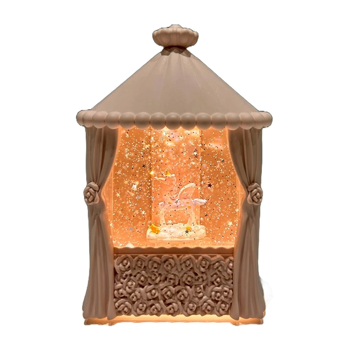 Plastik Dikdörtgen 2025 Yılbaşı Yeni Yıl Hediyelik Kar Küresi LLM-HDY0374