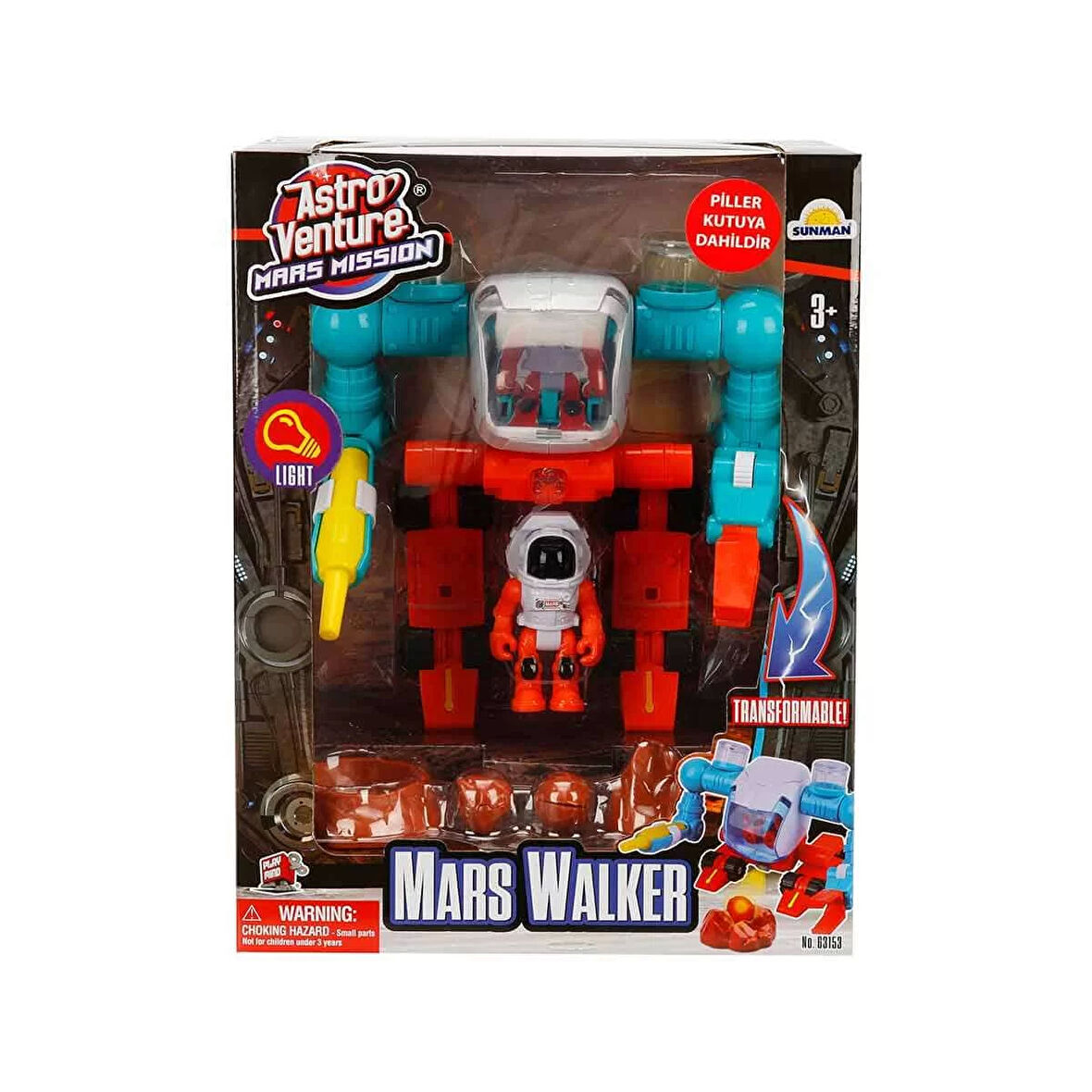 Astro Venture Mars Harekatı Mars Walker Sesli Aracı