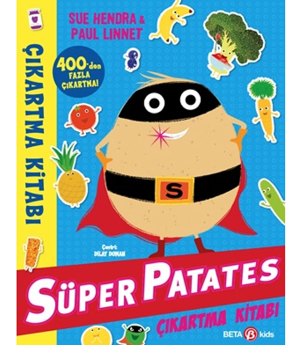 Süper Patates Çıkartma Kitabı Eğitici Çocuk Kitabı