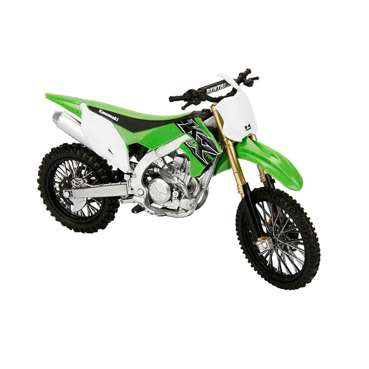 1:12 NewRay Kawasaki KX 450F Model Motor - 17 cm
