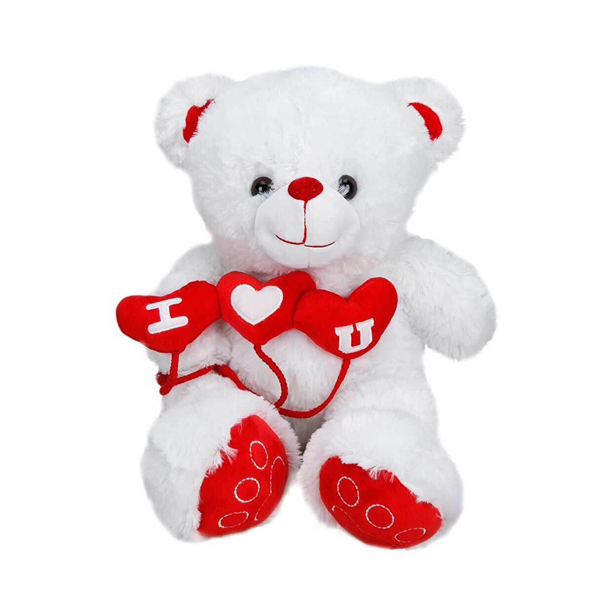 3 Kalpli Peluş Ayı 38 cm