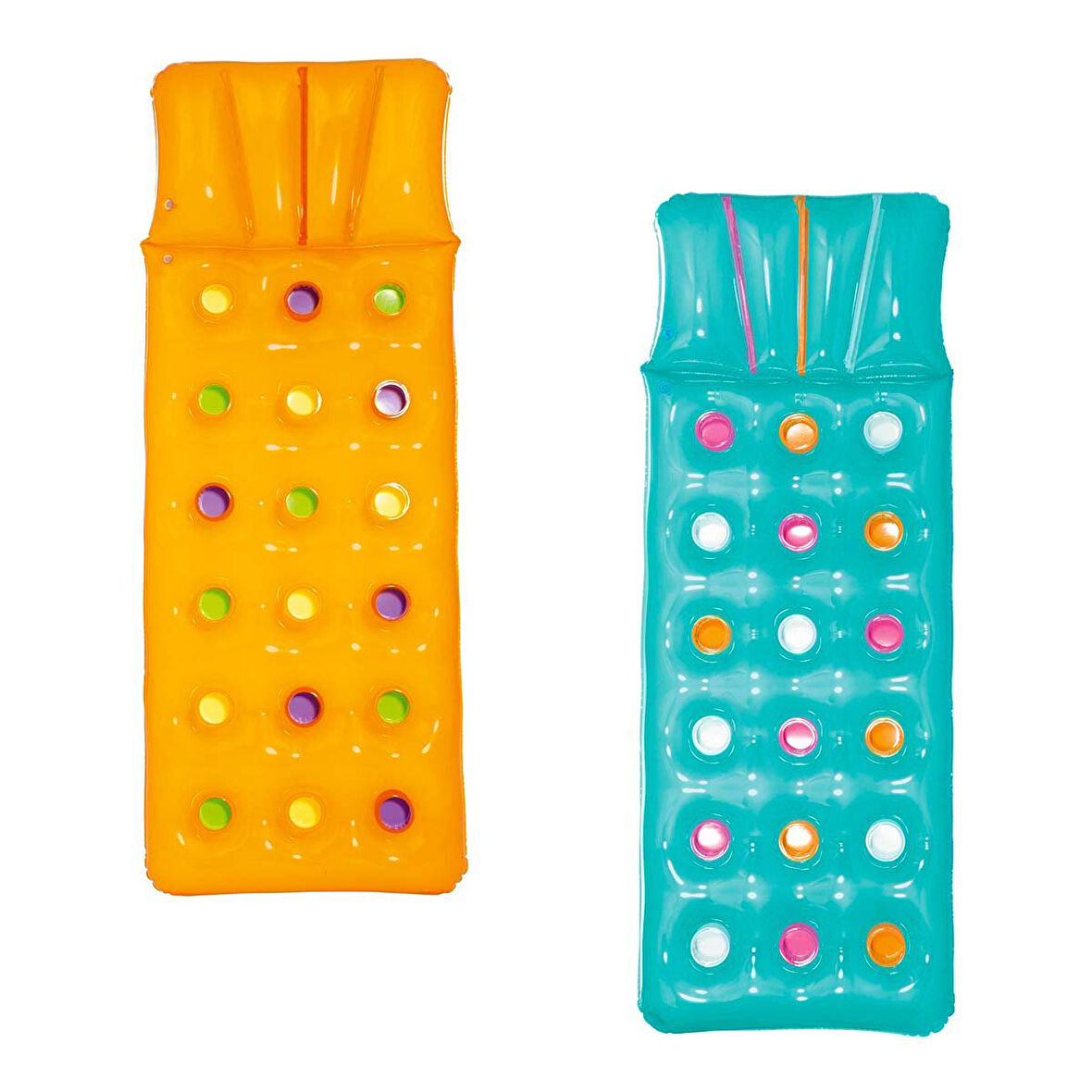 Renkli Bardaklı Havuz Deniz Yatağı 188 x 71 cm