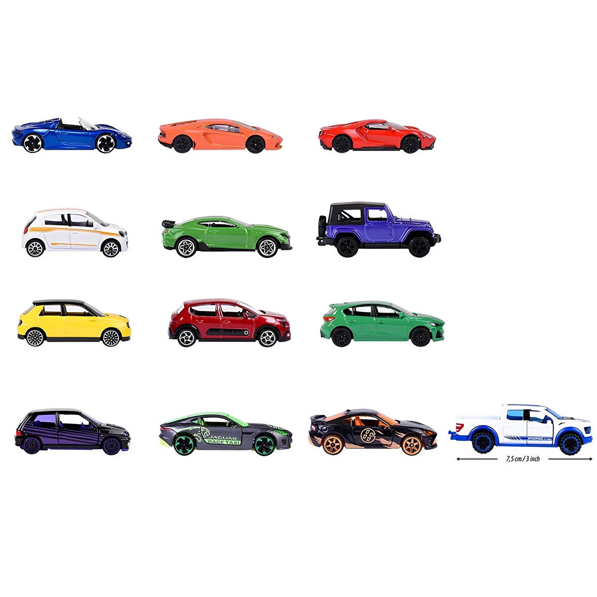 Gift Pack Metal Araç Seti 9 Normal Araba + 4 Limited Edition Araba = 13 Araba