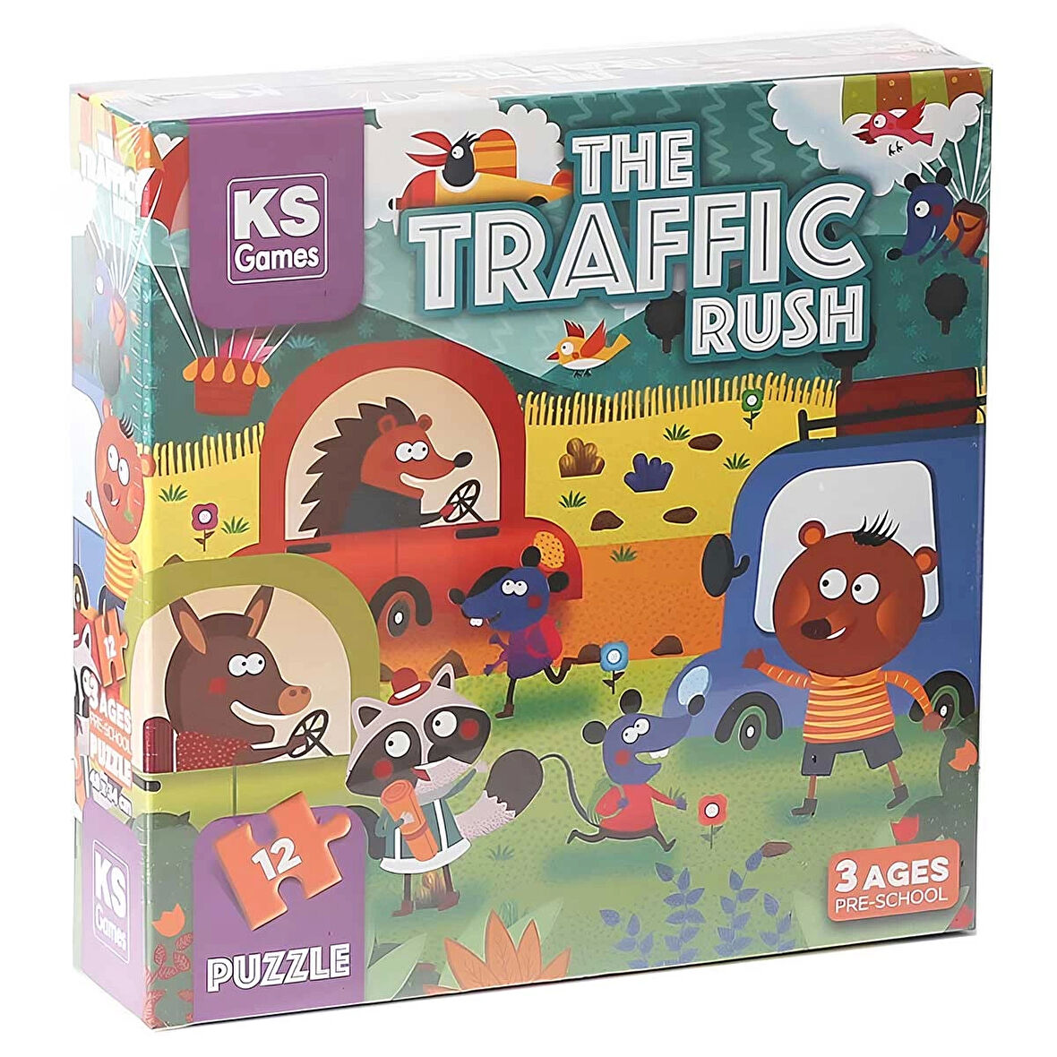 The Traffic Rush Pre-School Puzzle